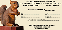 GIFT CERTIFICATE